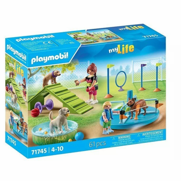 Playmobil Sada figurek psů na hřišti My Life 71745