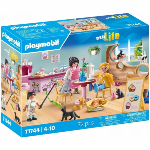 Playmobil Sada figurek Můj život 71744 Kočičí kavárna