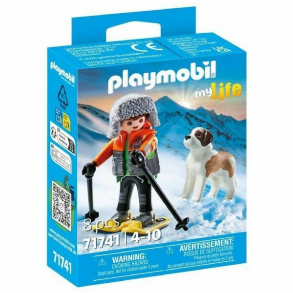 Playmobil Můj život 71741 Lyžař se svatým Bernardem