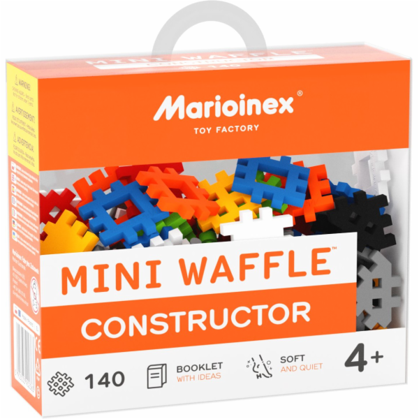 MARIOINEX Stavebnice Mini Waffle, 140 dílků