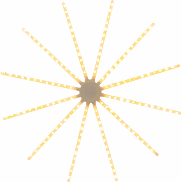 Dekorace vánoční REBEL ZAR0581 hvězda