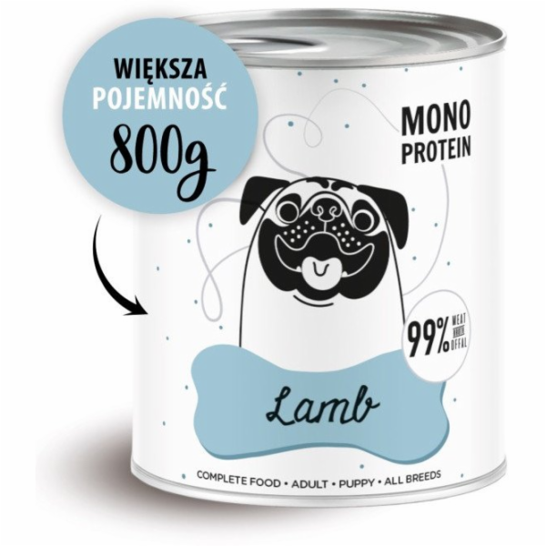 PAKA ZWIERZAKA Pepe Lamb - vlhké krmivo pro psy - 800g