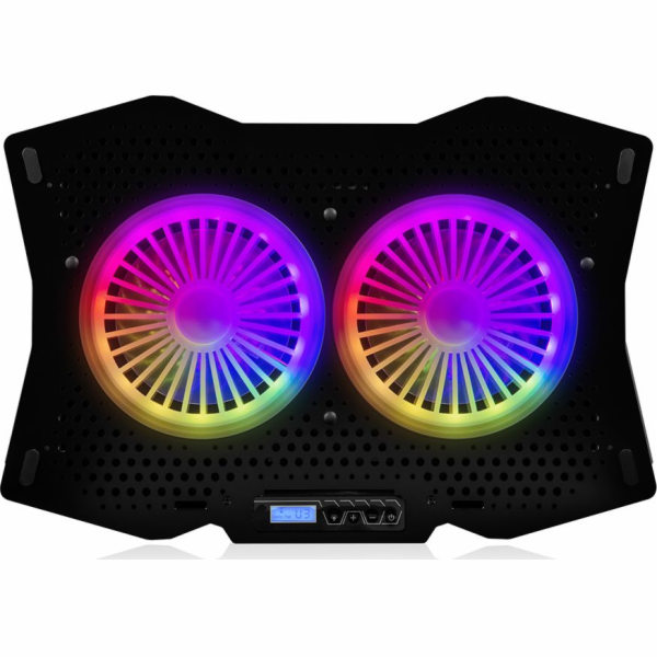 Chladicí podložka pod notebook CF18 RGB SILENT FAN černá