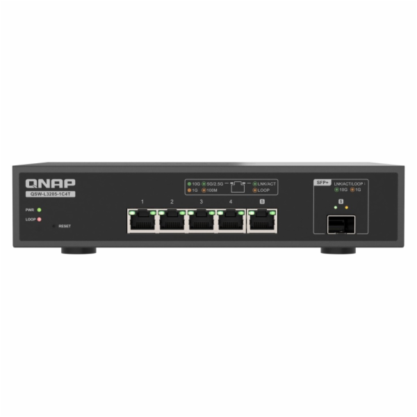 QNAP switch QSW-L3205-1C4T (4x 10GbE port, 1x 10G SFP+/NB...