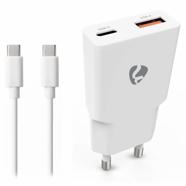 NEDIS síťová nabíječka/ 20 W/ PD 3.0/ rychlé nabíjení/ 1....