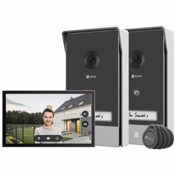 EZVIZ chytrý domácí interkom HP7 2-Entry Kit/ Wi-Fi/ 2048...