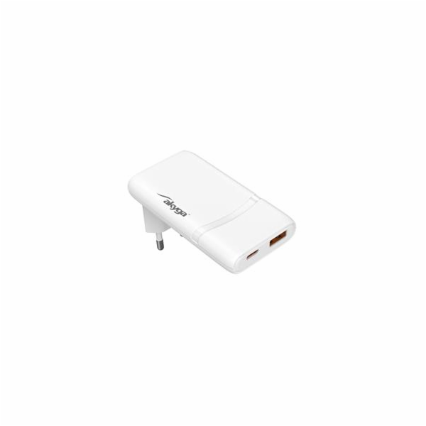 Akyga USB Nabíječka AK-CH-31 USB-A + USB-C PD 5-20V / max...
