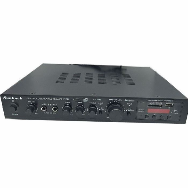 Zesilovač 5.0, rádio, bluetooth, přehrávač MP3, Sunbuck A...