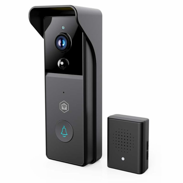 NEDIS Wi-Fi chytrý dveřní videotelefon/ 2304x1296 / 3Mpix...