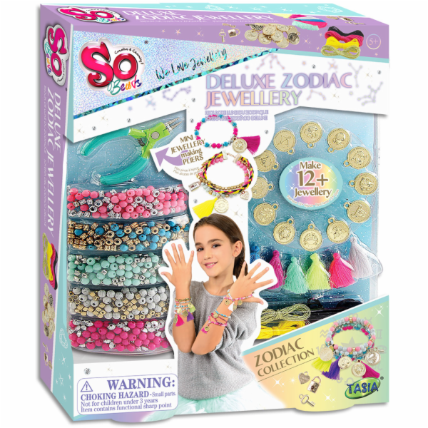 TASIA - Deluxe sada na výrobu náramků zvěrokruhu s kleštěmi