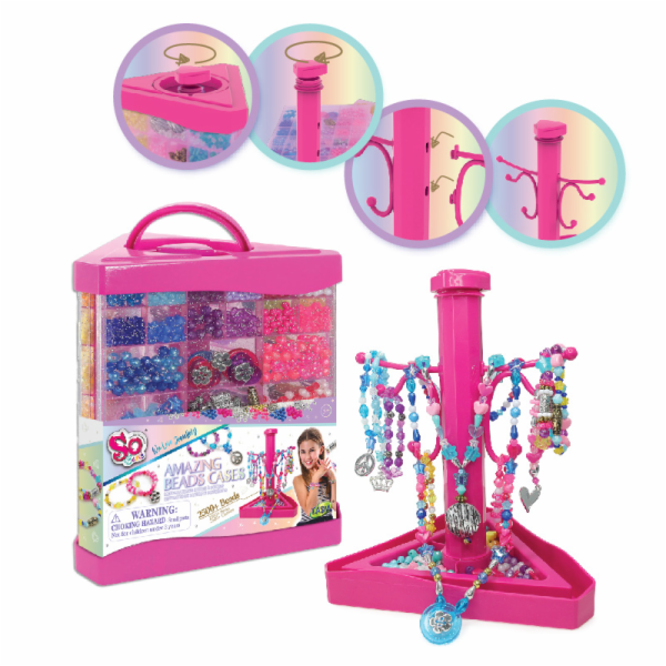 TASIA - Kreativní sada korálků se stojánkem 2500 ks