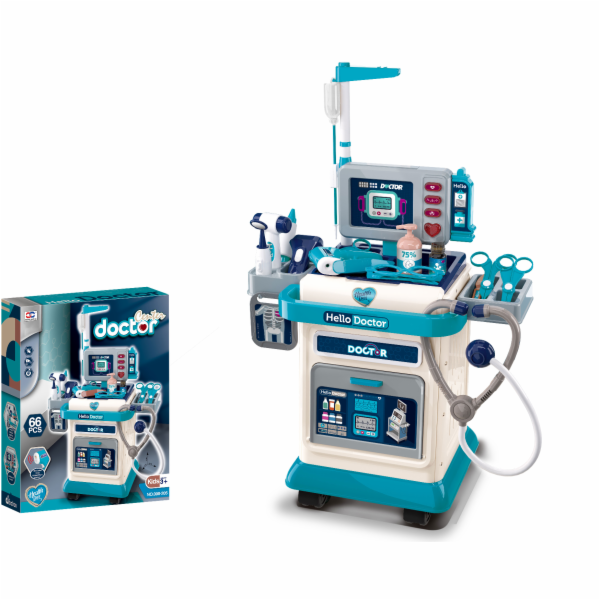 Lékařský set v kufříku se zvukem a světlem 37 dílů