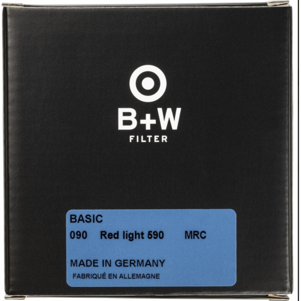 B+W filtr 82mm cervený light 590 MRC Basic