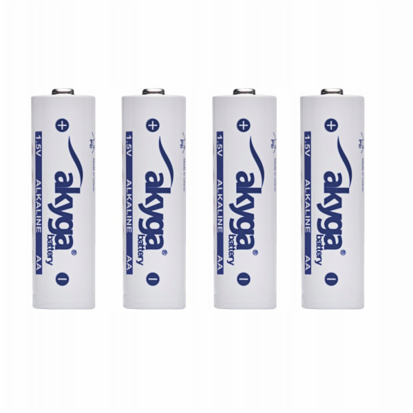 Akyga alkalická baterie AA LR6 Zn-MnO2, 1.5V/3050mAh, shr...