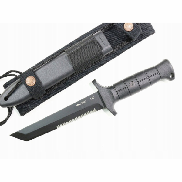 Německý bojový nůž Mil-Tec Black 2000 440 ocel