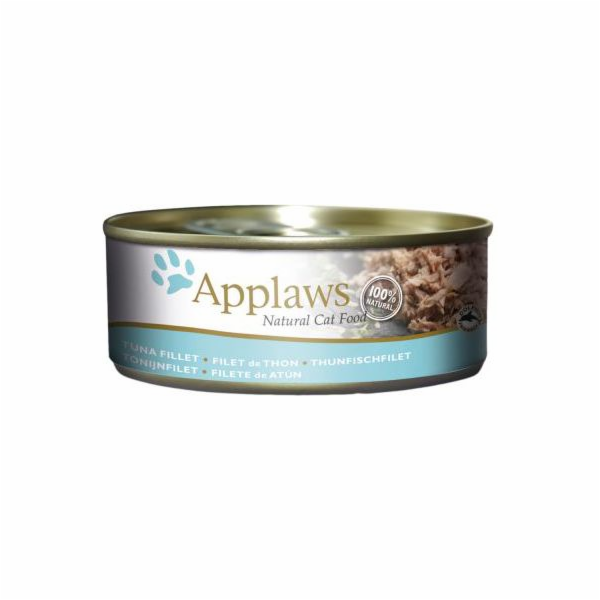 APPLAWS Tuna fillet in broth - mokré krmivo pro kočky - 156g