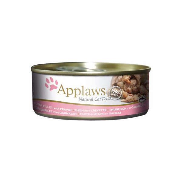 APPLAWS Natural Cat Food Tuna fillet with prawn - mokré k...