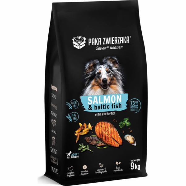 PAKA ZWIERZAKA Salmon with Baltic fish M - suché krmivo p...