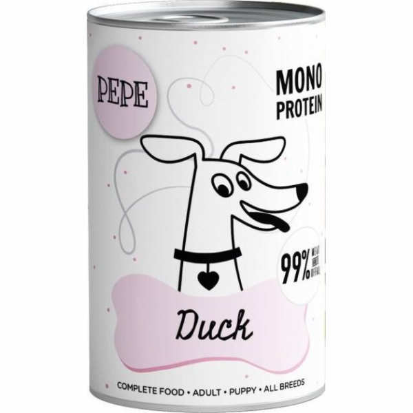 PAKA ZWIERZAKA Pepe Duck Mono - vlhké krmivo pro psy - 400g