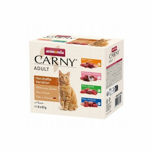 animonda Sáčky s příchutí Carny mix 8x85g