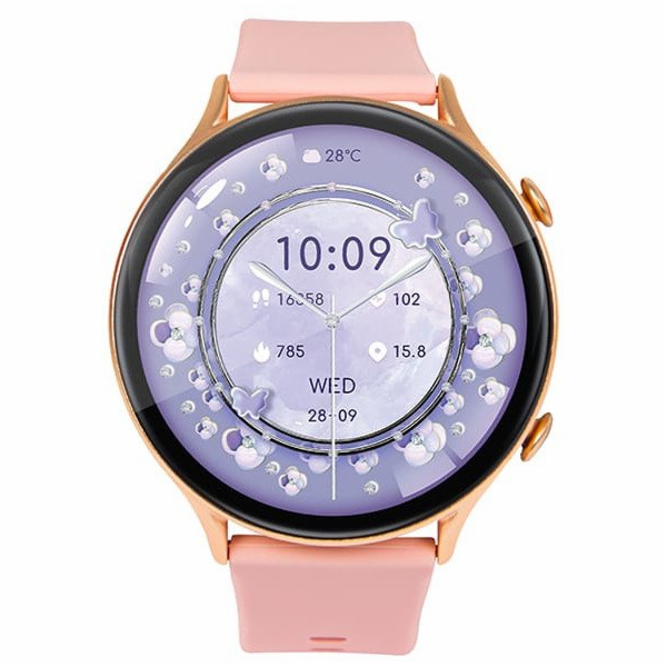 BLOW Chytré hodinky X19 Bluetooth růžové