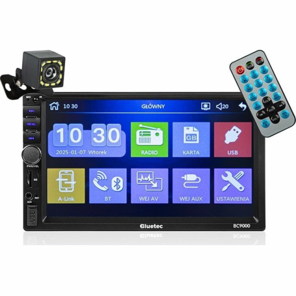 BLOW BC9000 2DIN 7palcové autorádio s RDS, USB, microSD, ...