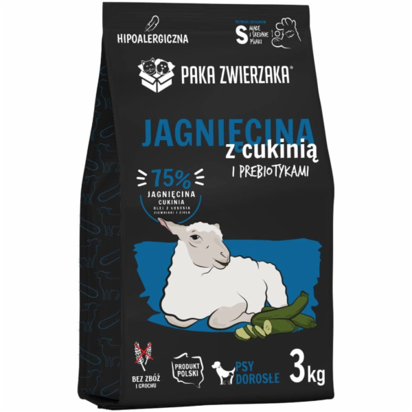 PAKA ZWIERZAKA Lamb with zucchini S - suché krmivo pro ps...