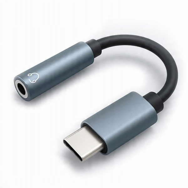 Qoltec Adaptér USB-C | Jack 3,5 mm | 10 cm