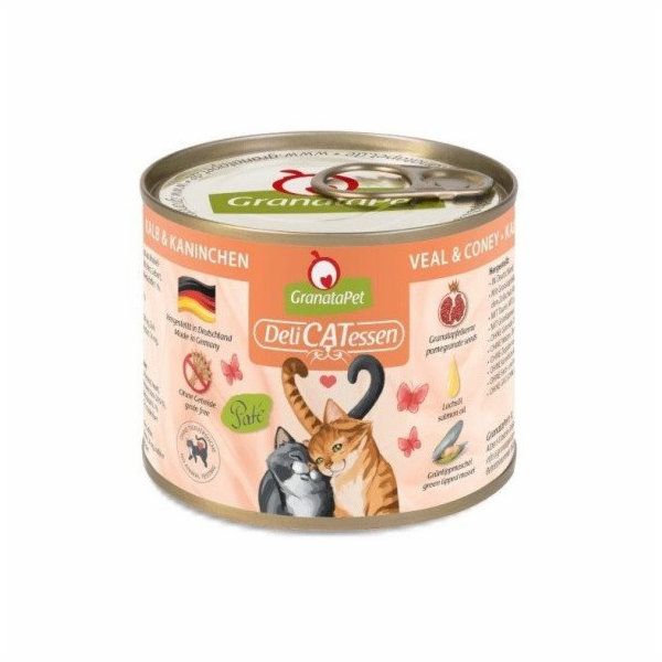 GRANATAPET DeliCATessen Veal and coney - mokré krmivo pro...