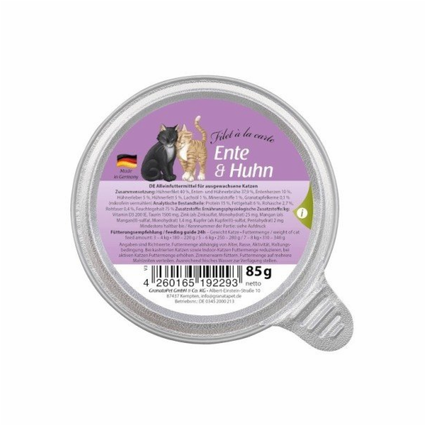 GRANATAPET Filet á la carte Duck with chicken - mokré krm...