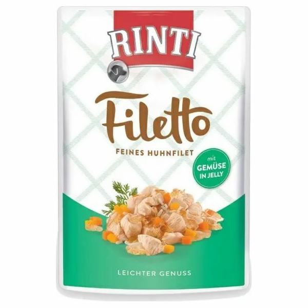 RINTI Filetto Chicken fillet with vegetables - vlhké krmi...