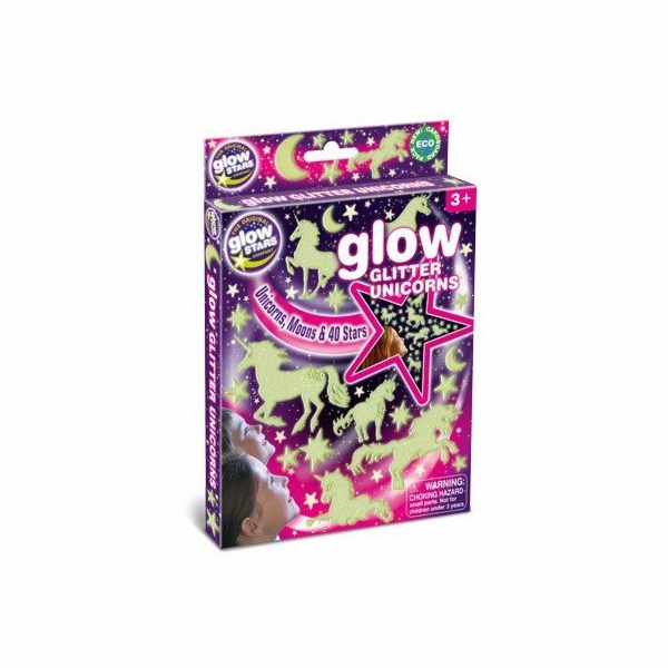 MG DYSTRYBUCJA Samolepky Brainstorm s třpytivým jednorožcem