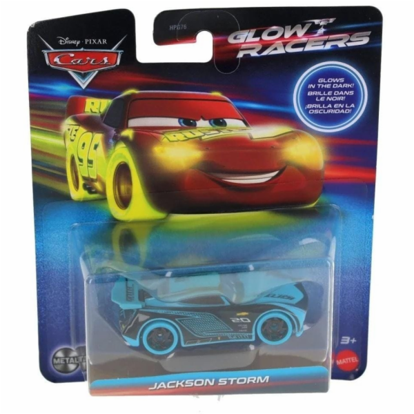 Mattel Auta Glow Racers Vozidlo svítící ve tmě