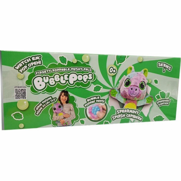 Cobi Vonné plyšové hračky Bubble Pops - kapybara mátová