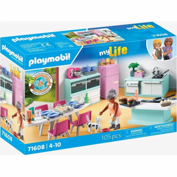 Playmobil 71608 My Life Küche mit Essplatz