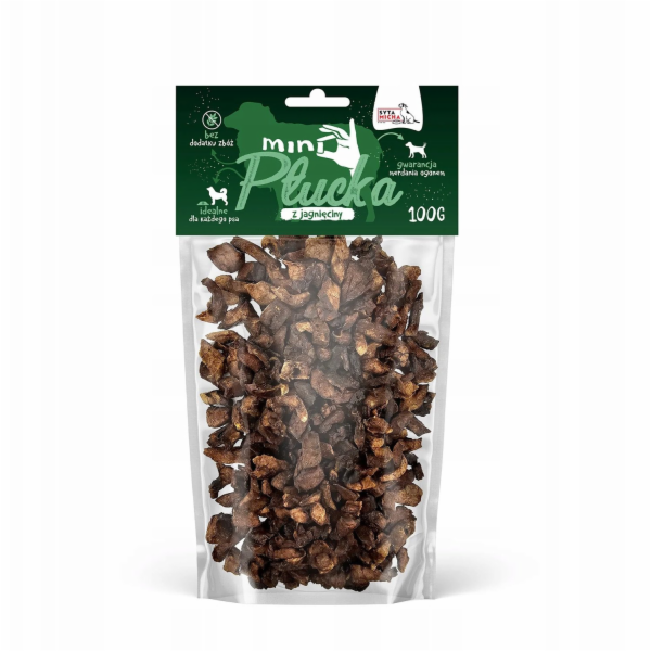 SYTA MICHA Mini lamb lungs Mono - pamlsek pro psa - 100g