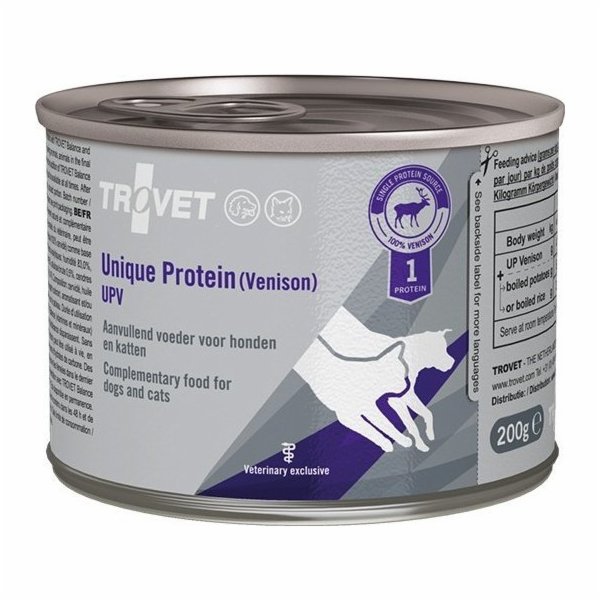 TROVET Unique Protein UPV Venison - mokré krmivo pro psy ...