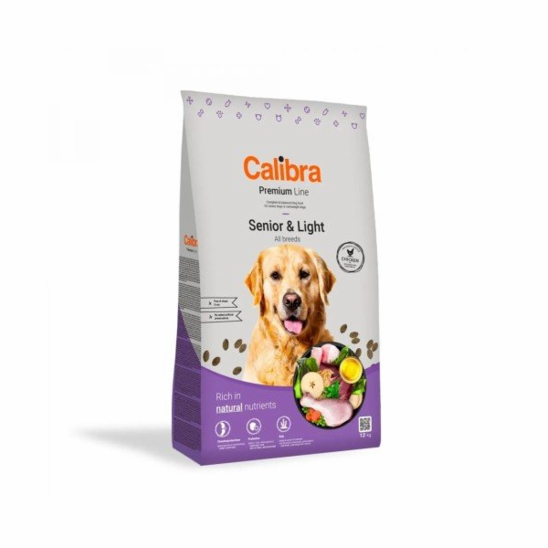 CALIBRA Premium Line Senior & Light Chicken - suché krmiv...