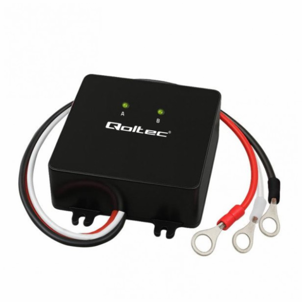 Qoltec 24V vyrovnávač napětí pro 2x12V | 5A | LiFePO4 AGM...