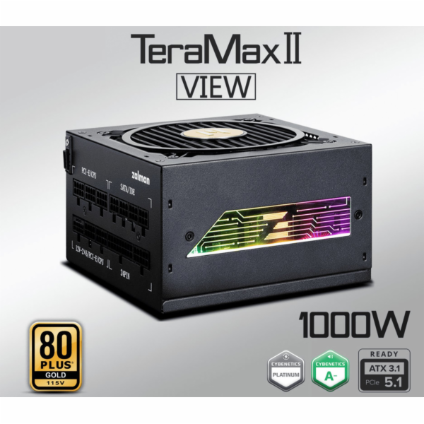 Zalman Napájecí zdroj ZM1000-TMX2 VIEW Teramax View 1000W...