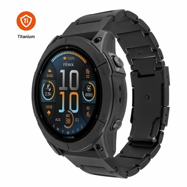 FIXED FIXTST-QF22MM-BK Titanový řemínek 