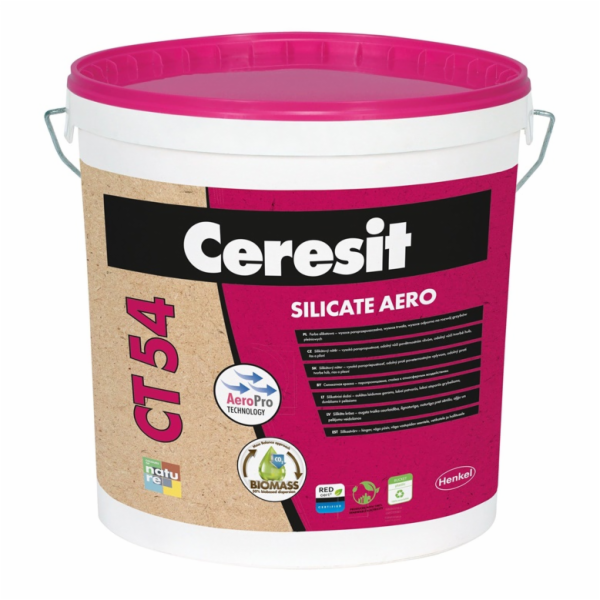 SILIKÁTOVÁ FASÁDNÍ BARVA CT54 A BÁZE 15L