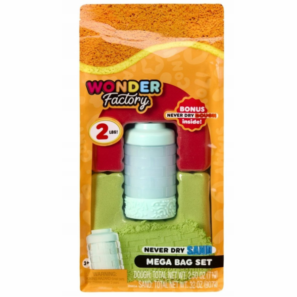 MGA Piasek kinetyczny Wonder Factory Never Dry Sand Bag, ...