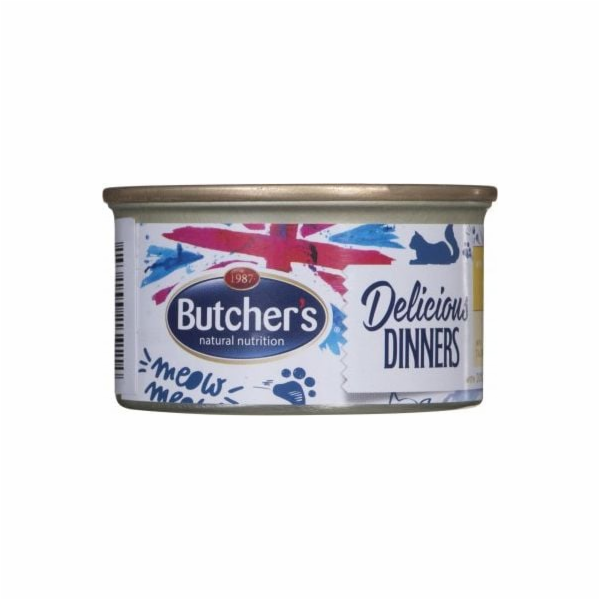 BUTCHER S Delicious Dinners Kuře s krůtím masem - mokré k...