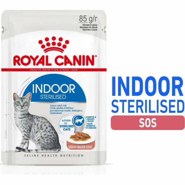 ROYAL CANIN Indoor Sterilized - Mokré krmivo pro kočky - ...