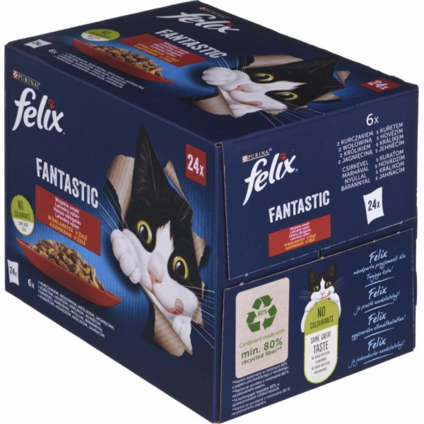 Felix Fantastic venkovské příchutě v želé - 24x 85g