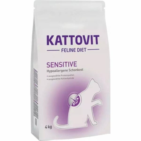 Kattovit Sensitive 4kg suché krmivo pro kočky Adult