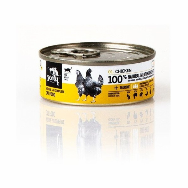 3COTY Chicken - mokré krmivo pro kočky - 80g