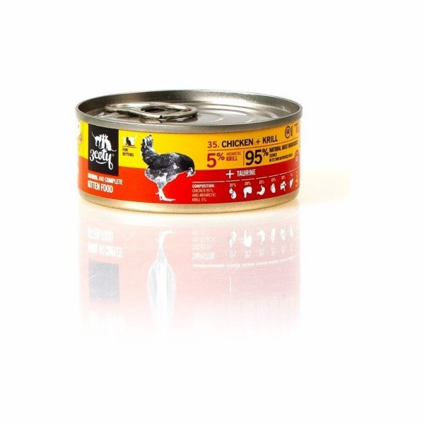 3COTY Chicken with krill For kittens - mokré krmivo pro k...
