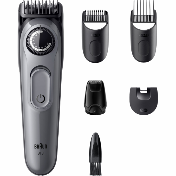 Zastřihovač vousů Braun BT3560, šedý
